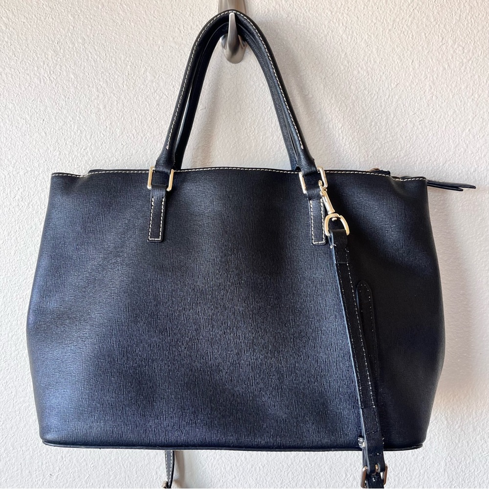 Dooney & Bourke Black Leather Purse - Picture 3 of 12